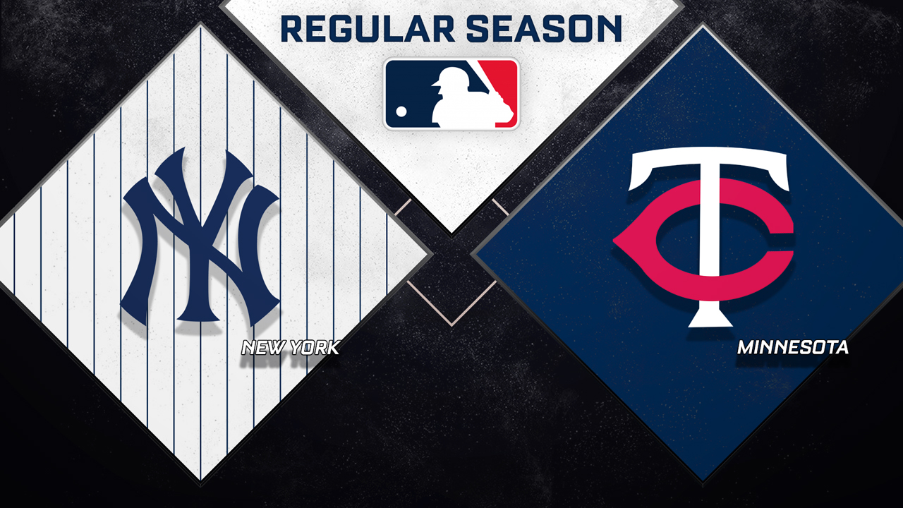 New York Yankees vs Minnesota Twins poster