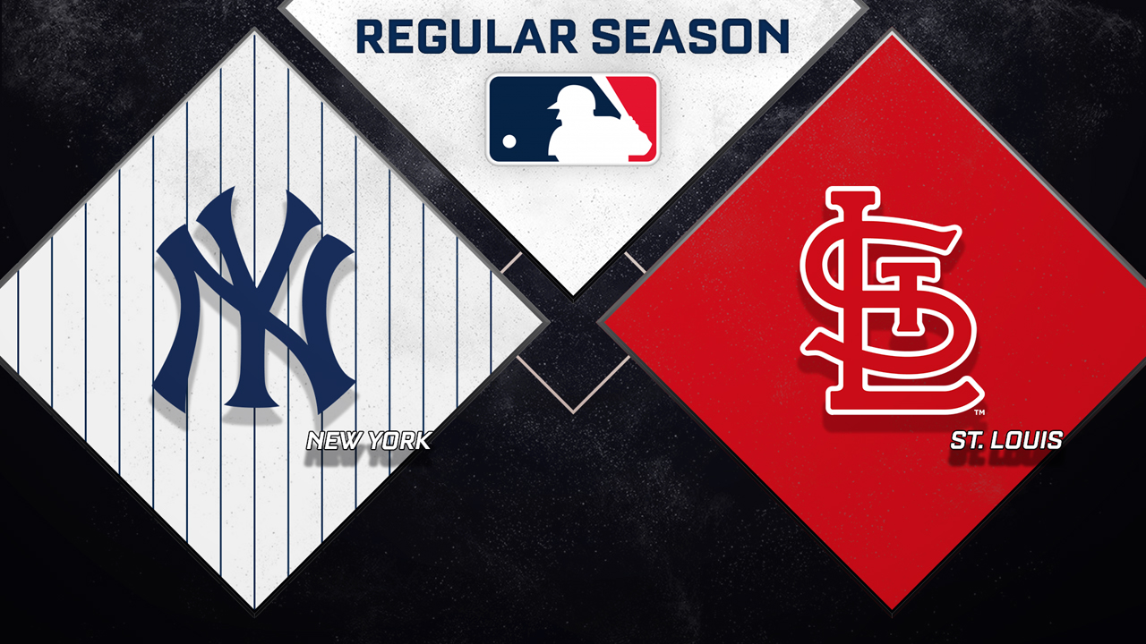 New York Yankees vs St. Louis Cardinals poster