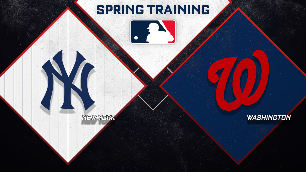 New York Yankees vs Washington Nationals poster