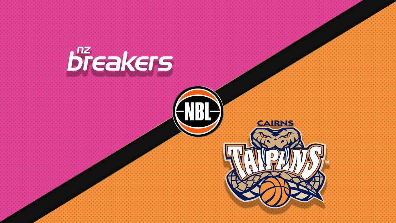 New Zealand Breakers vs Cairns Taipans poster