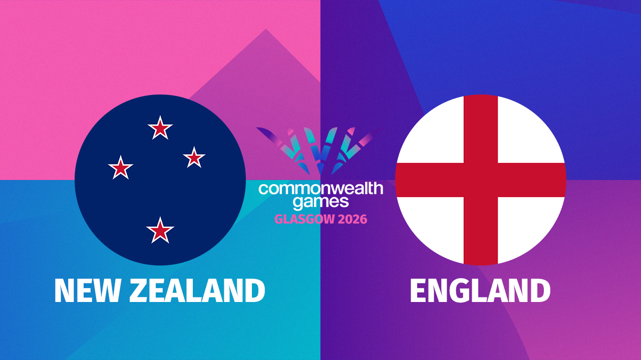 New Zealand Netball vs England Netball poster