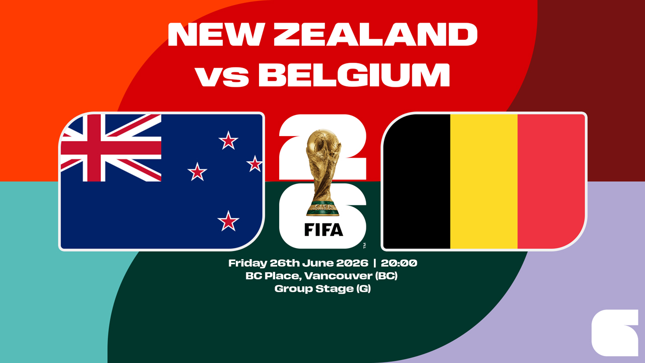 New Zealand vs Belgium poster