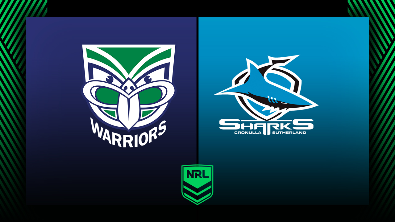 New Zealand Warriors vs Cronulla Sharks poster