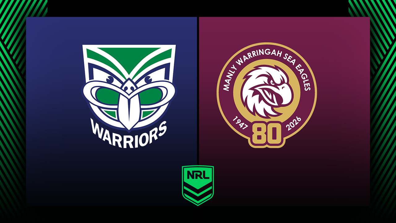 New Zealand Warriors vs Manly Sea Eagles poster
