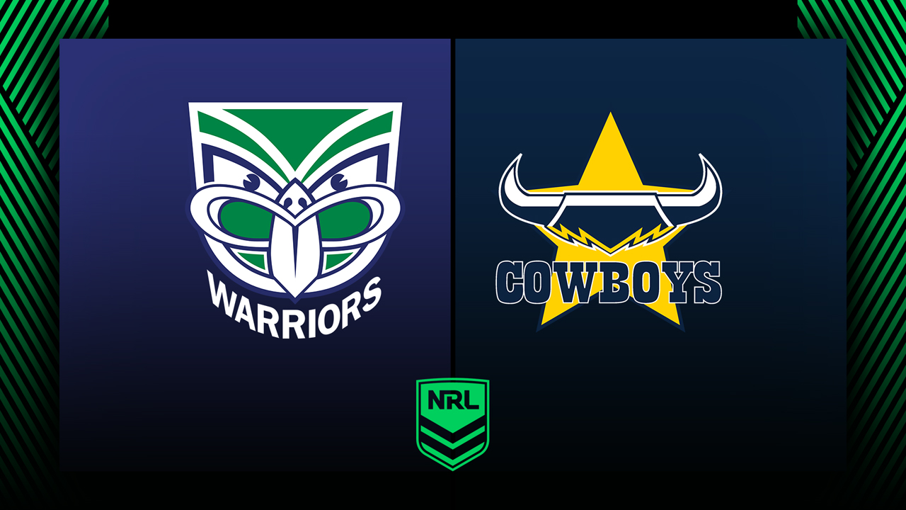 New Zealand Warriors vs North Queensland Cowboys poster
