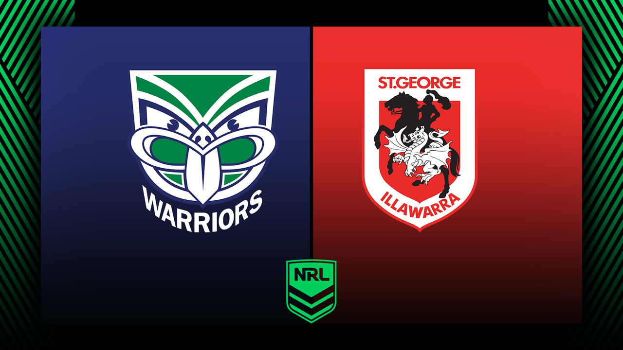New Zealand Warriors vs St. George Illawara Dragons poster