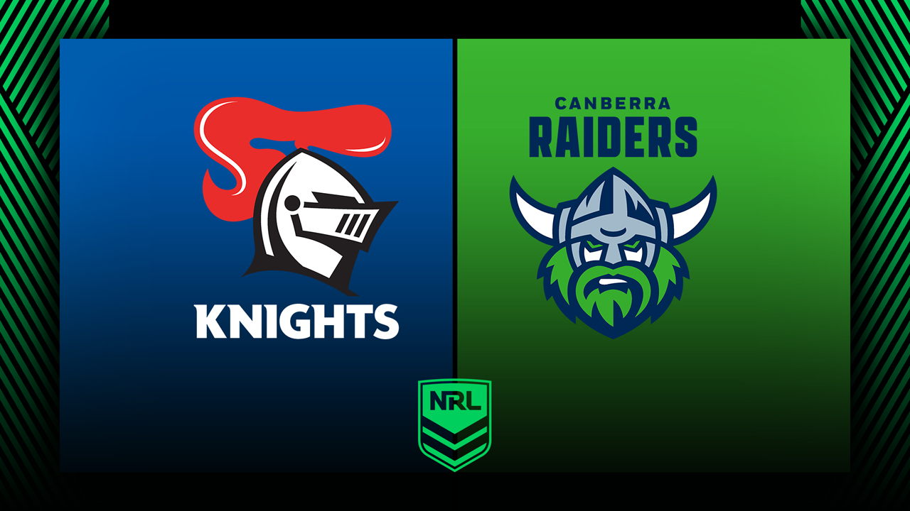 Newcastle Knights vs Canberra Raiders poster