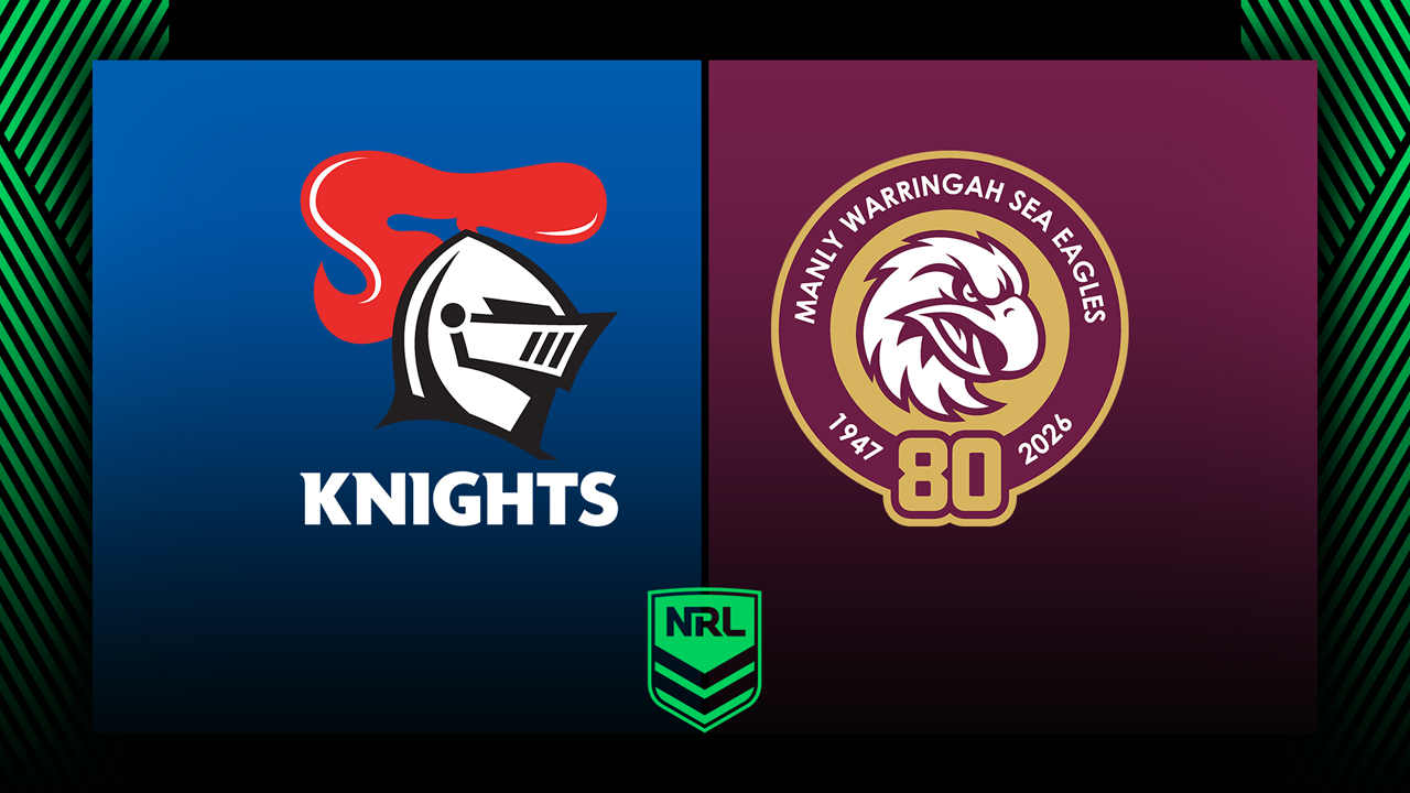 Newcastle Knights vs Manly Sea Eagles poster