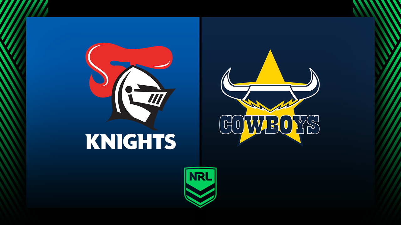 Newcastle Knights vs North Queensland Cowboys poster