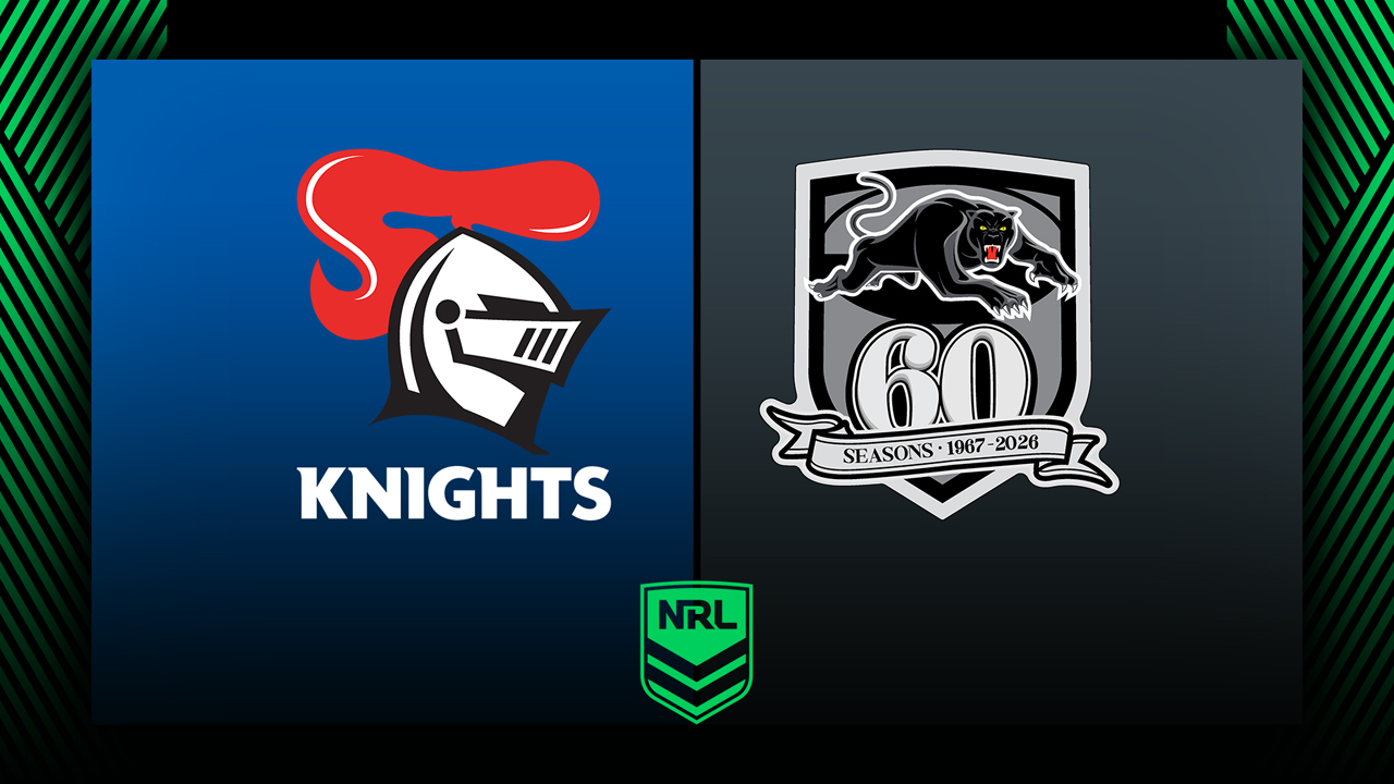 Newcastle Knights vs Penrith Panthers poster