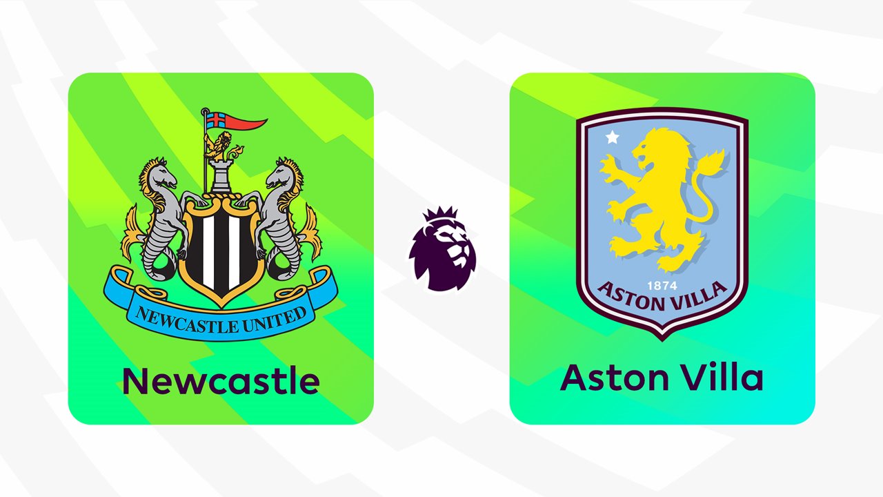 Newcastle United vs Aston Villa poster