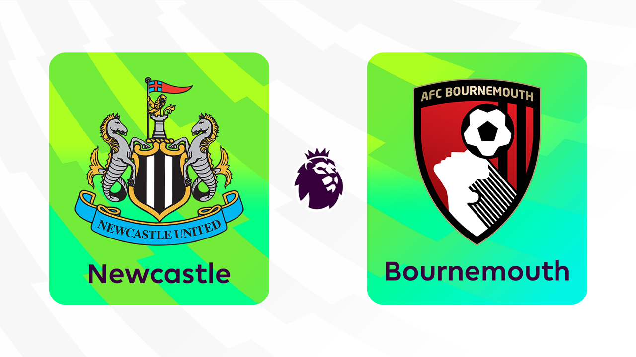 Newcastle United vs Bournemouth poster