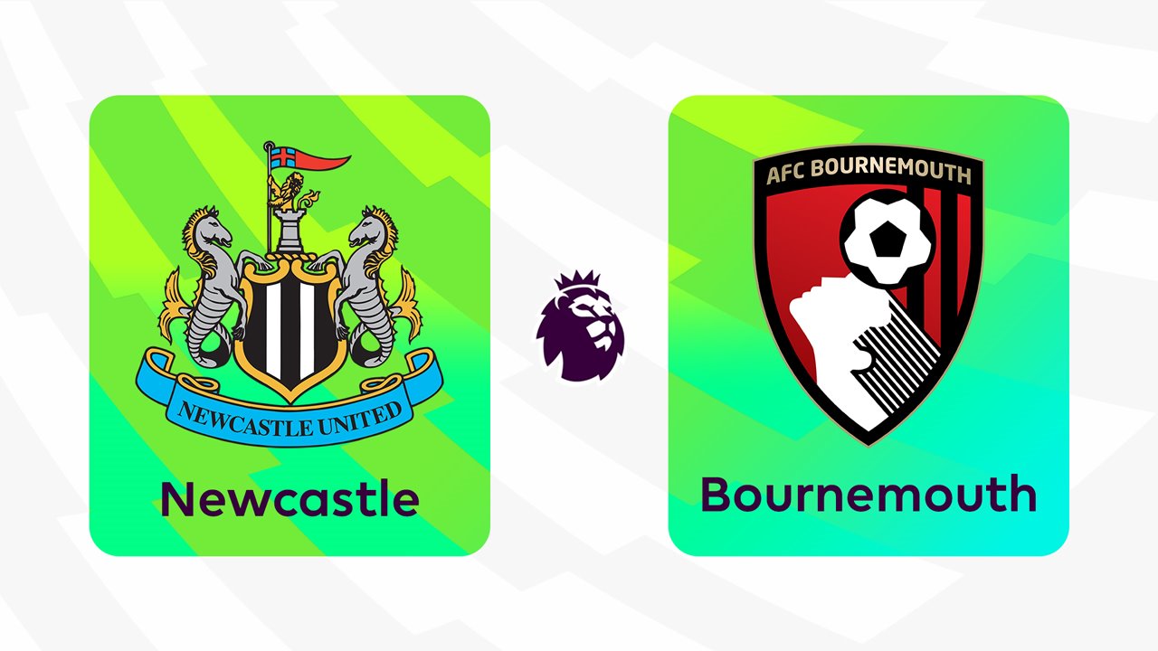 Newcastle United vs Bournemouth poster