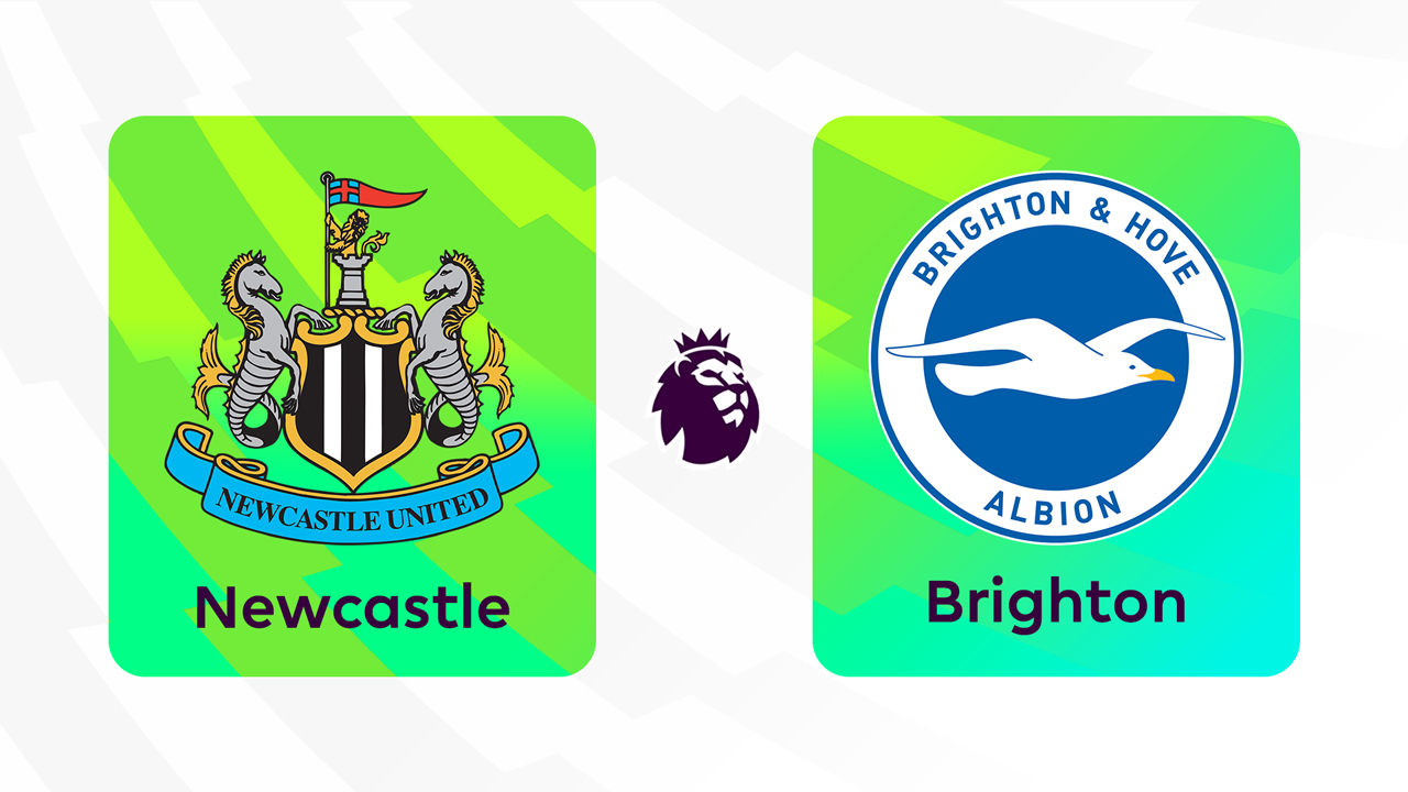 Newcastle United vs Brighton and Hove Albion poster
