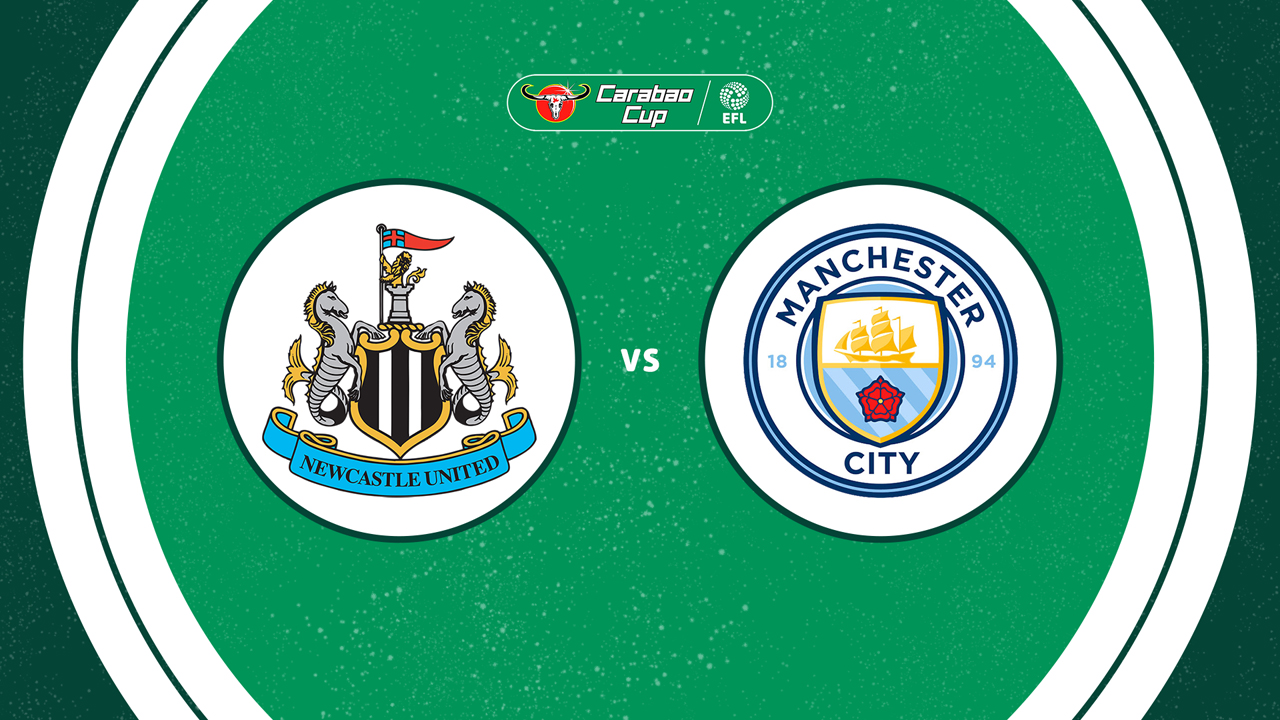 Newcastle United vs Manchester City poster