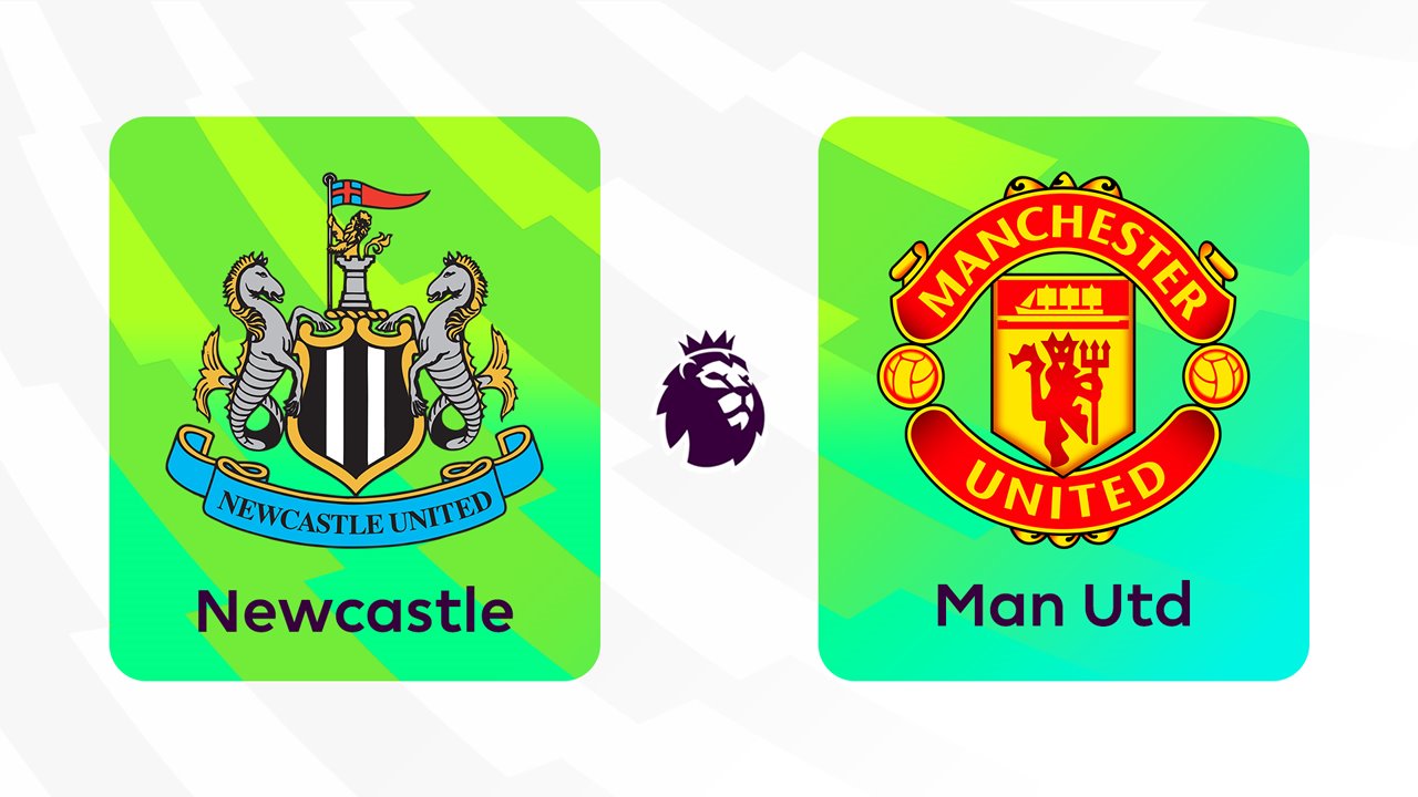 Newcastle United vs Manchester United poster