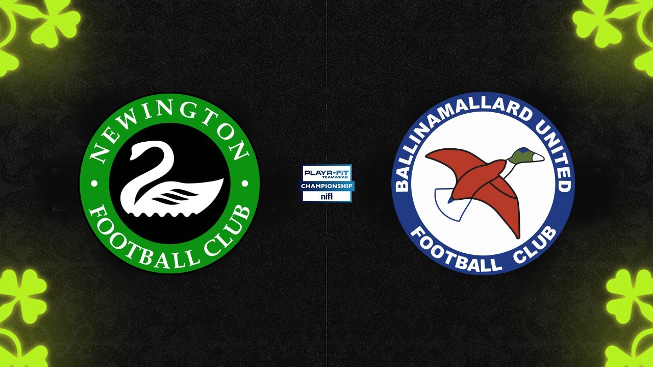 Newington vs Ballinamallard United poster