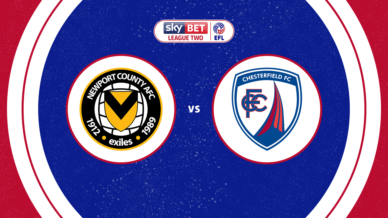 Newport County vs Chesterfield poster