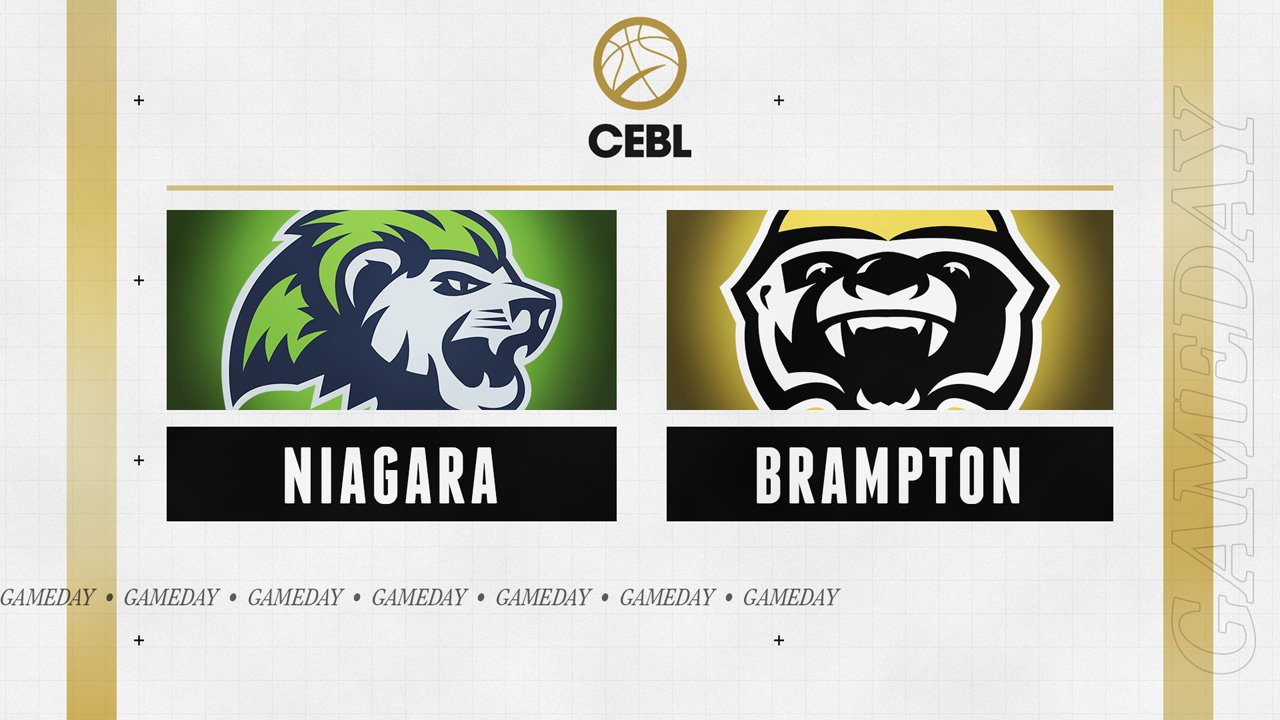Niagara River Lions vs Brampton Honey Badgers poster