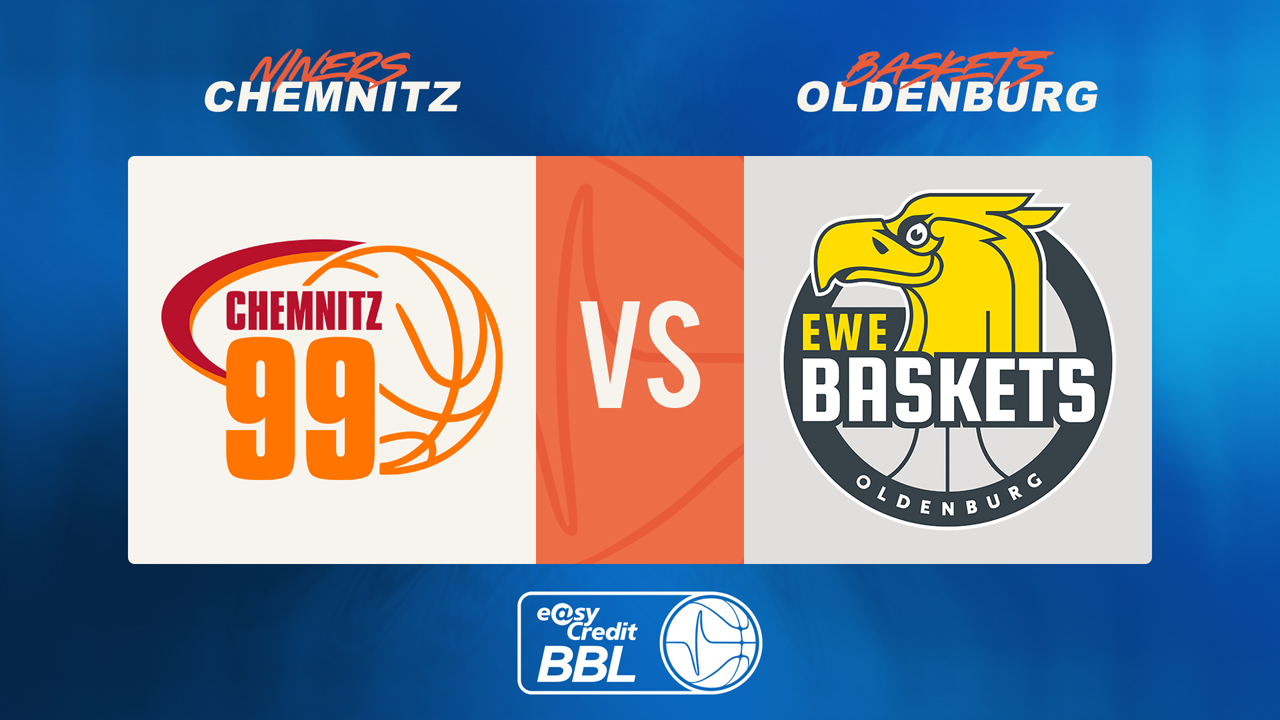 Niners Chemnitz vs Baskets Oldenburg poster