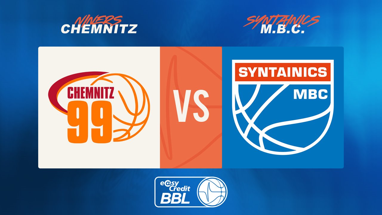 Niners Chemnitz vs Mitteldeutscher BC poster