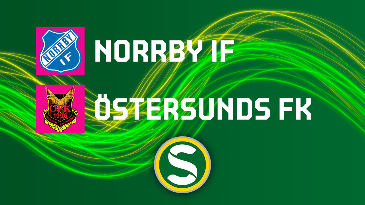 Norrby vs Östersund poster