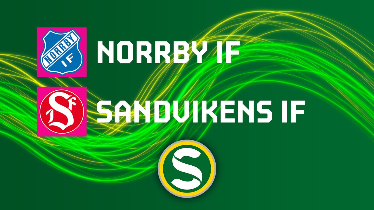 Norrby vs Sandvikens poster