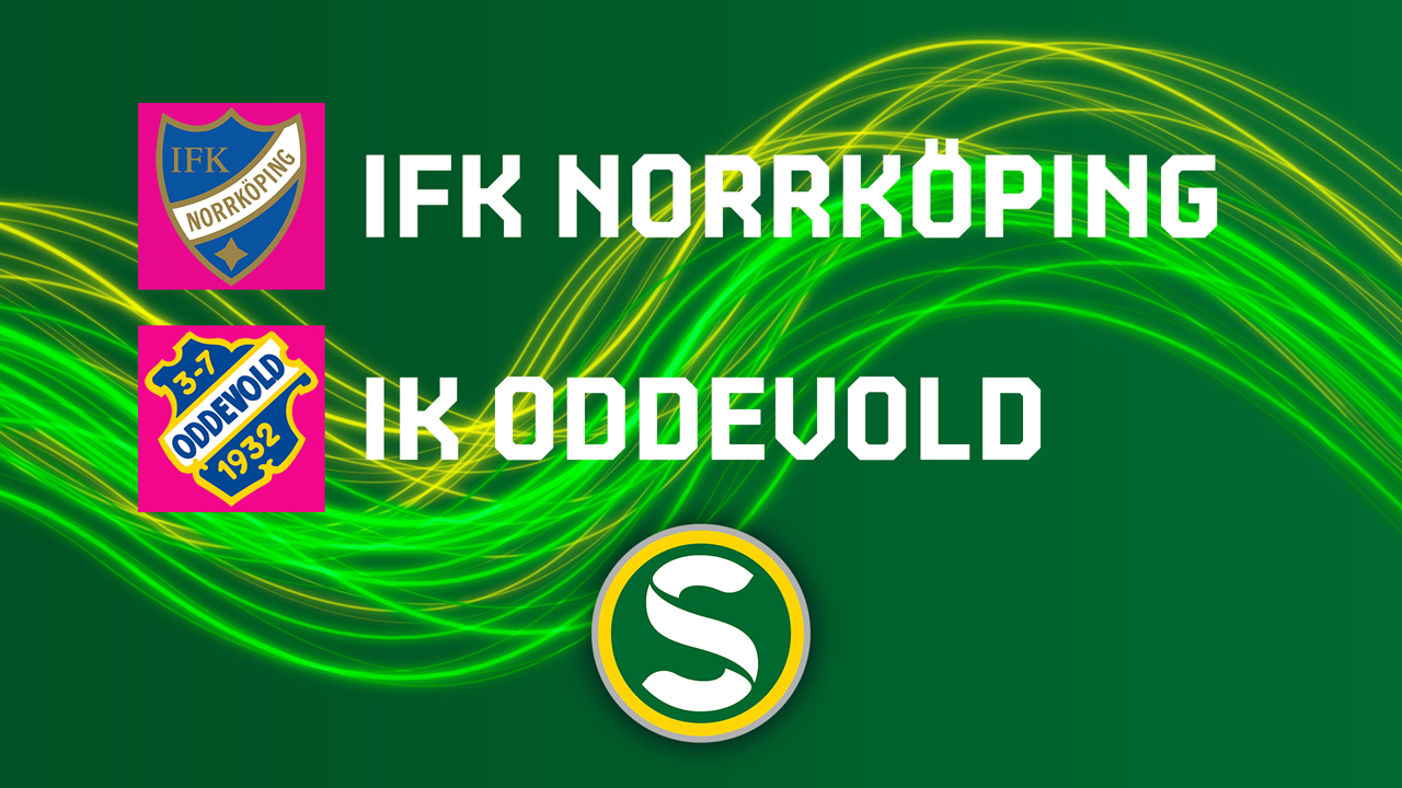 Norrköping vs Oddevold poster