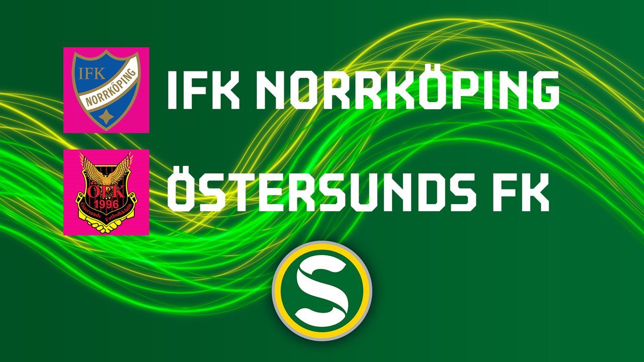 Norrköping vs Östersund poster