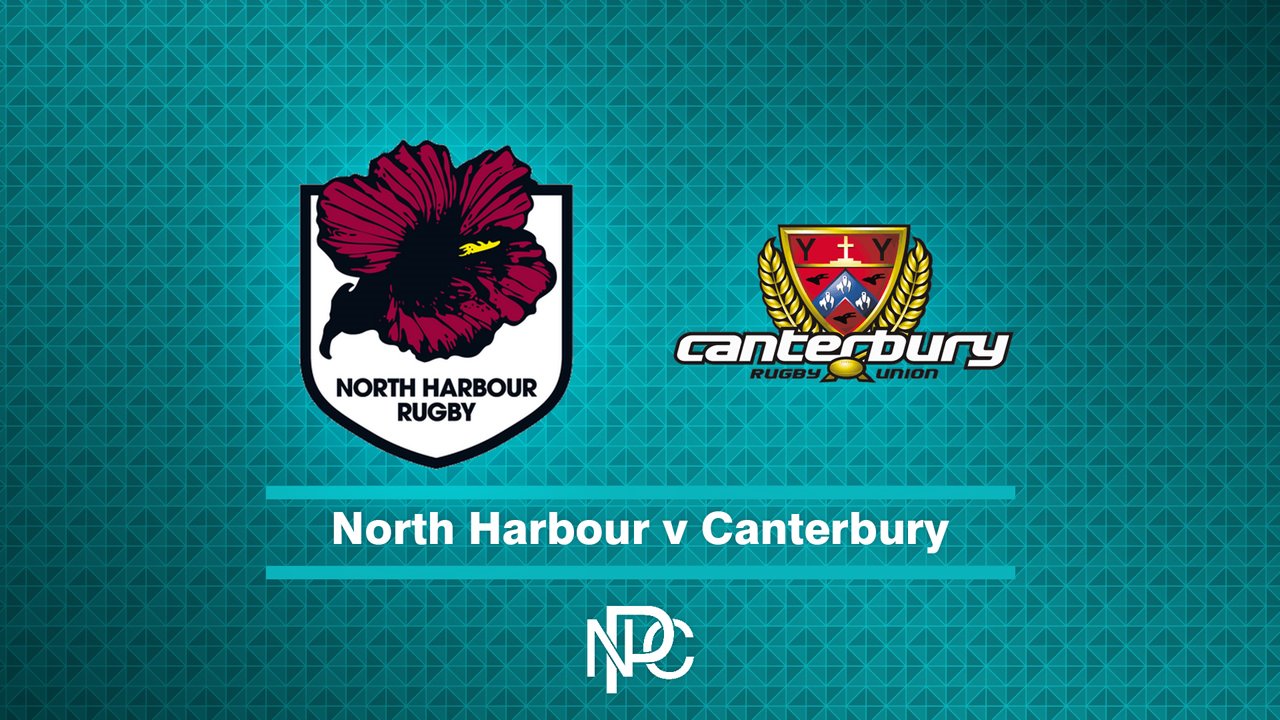 North Harbour vs Canterbury poster