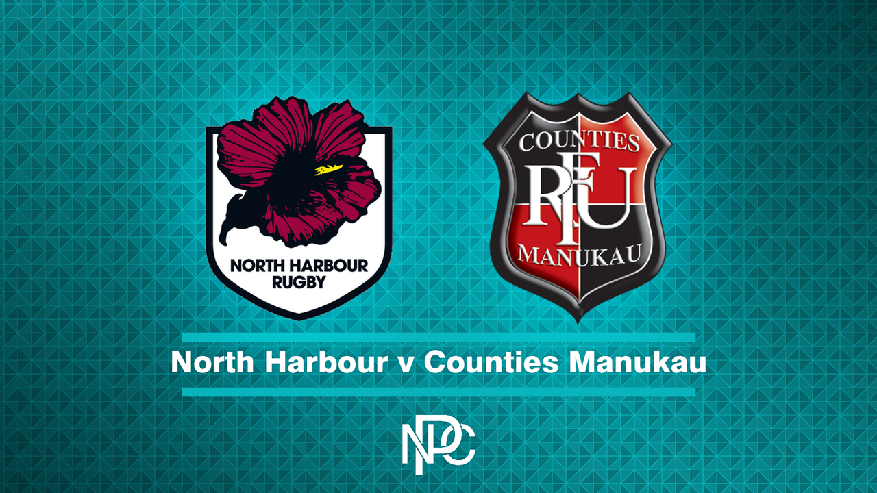 North Harbour vs Counties Manukau poster