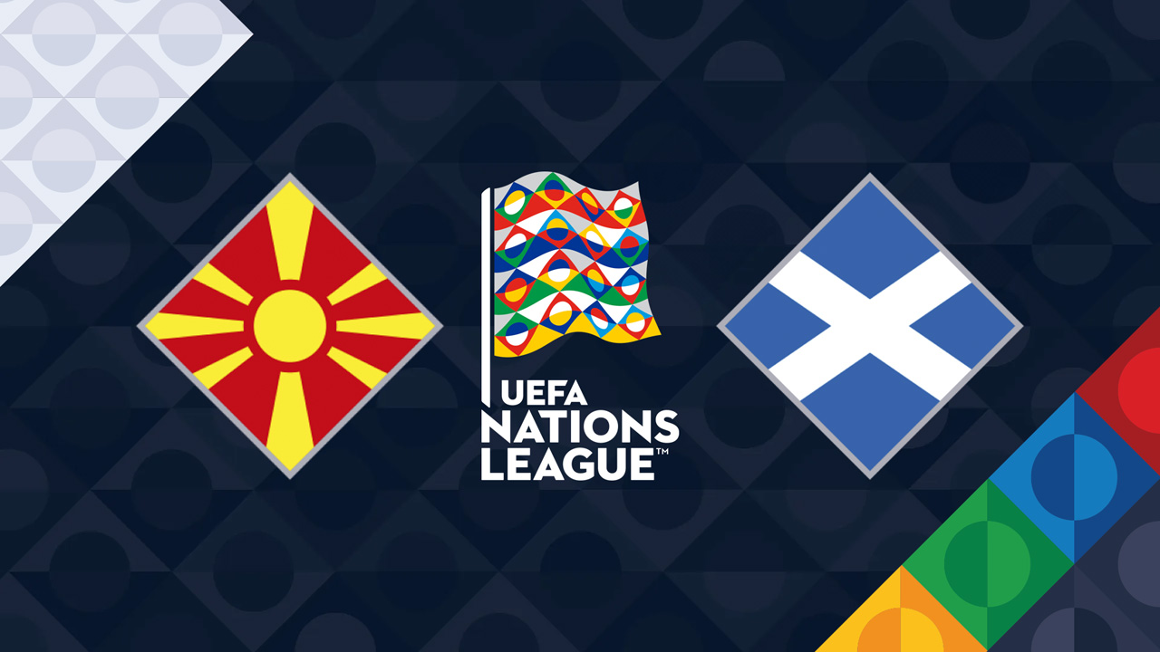 North Macedonia vs Scotland poster