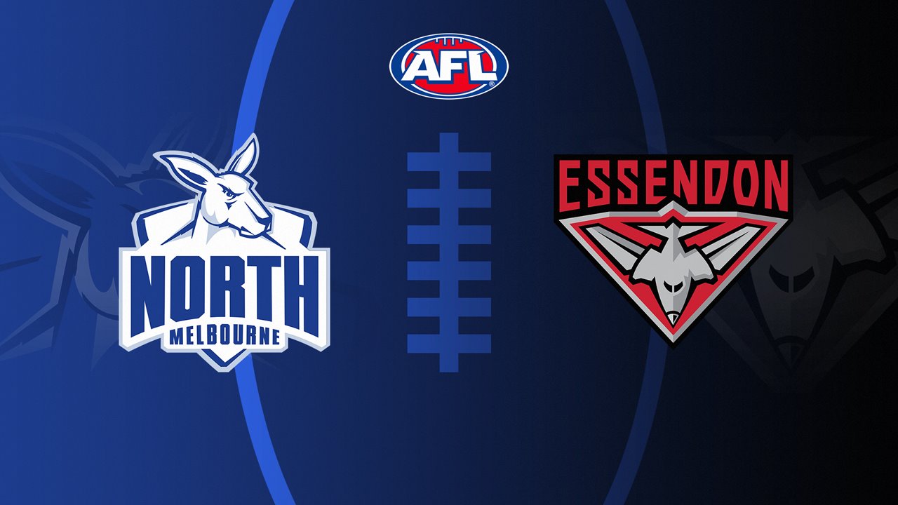 North Melbourne Football Club vs Essendon Football Club poster