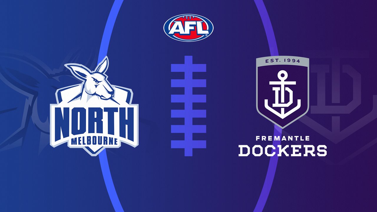 North Melbourne Football Club vs Fremantle Football Club poster