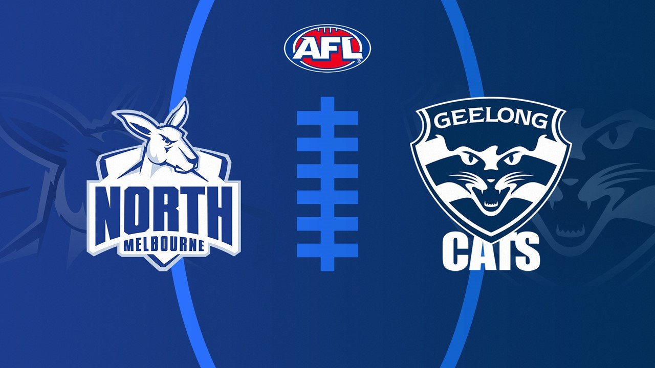 North Melbourne Football Club vs Geelong Football Club poster