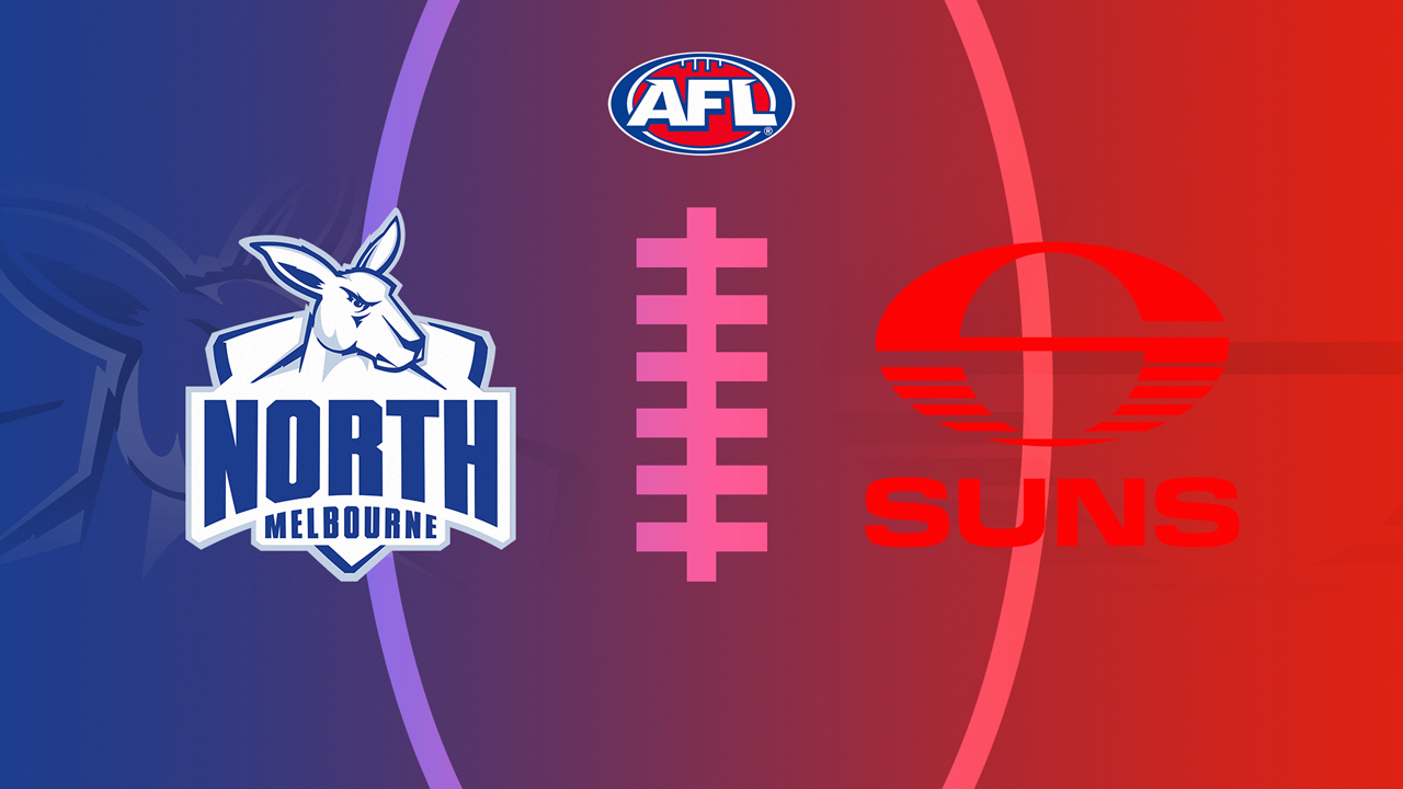 North Melbourne Football Club vs Gold Coast Football Club poster