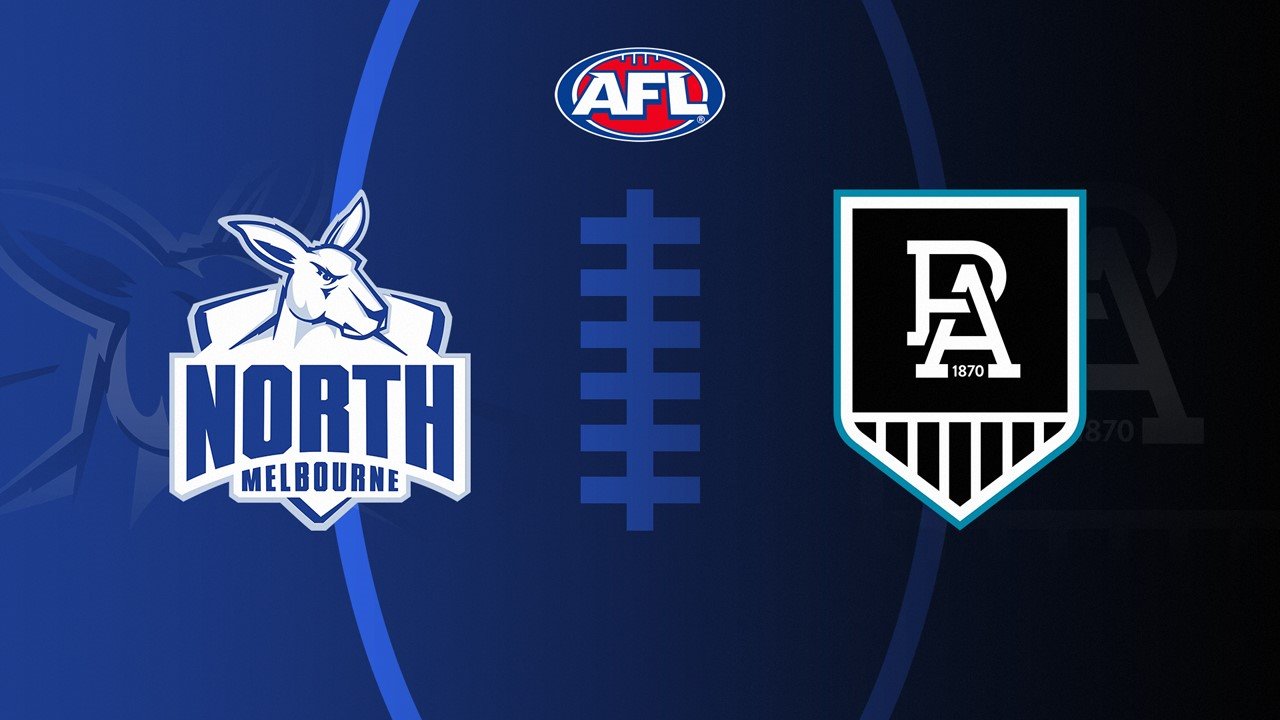 North Melbourne Football Club vs Port Adelaide Football Club poster