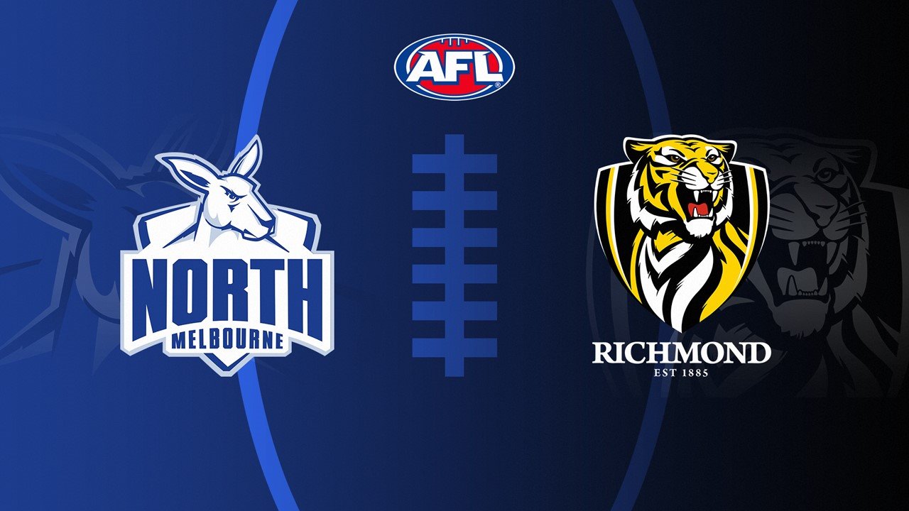 North Melbourne Football Club vs Richmond Football Club poster