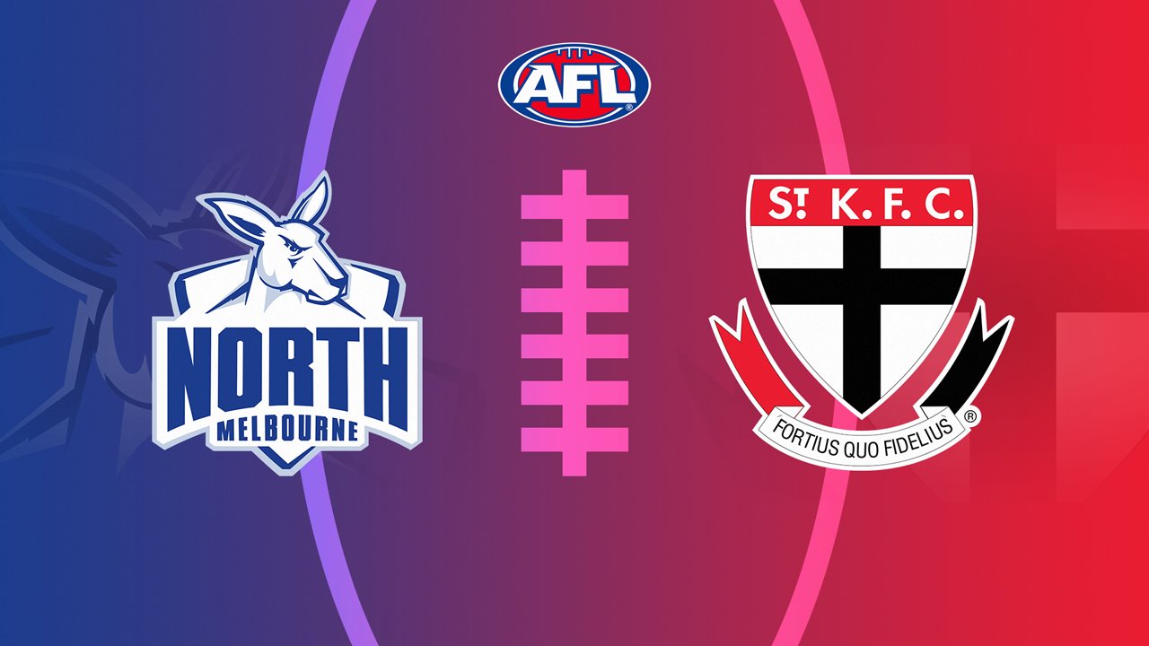 North Melbourne Football Club vs St Kilda Football Club poster