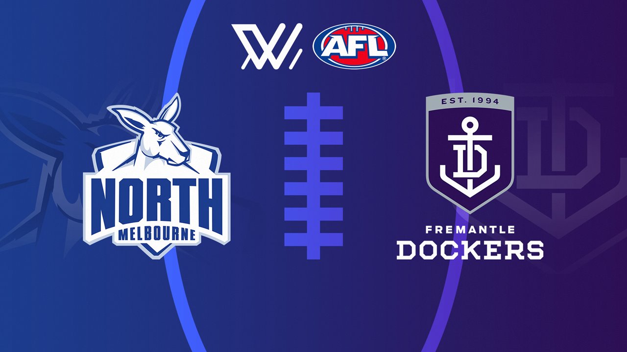North Melbourne Kangaroos Women vs Fremantle Dockers Women poster