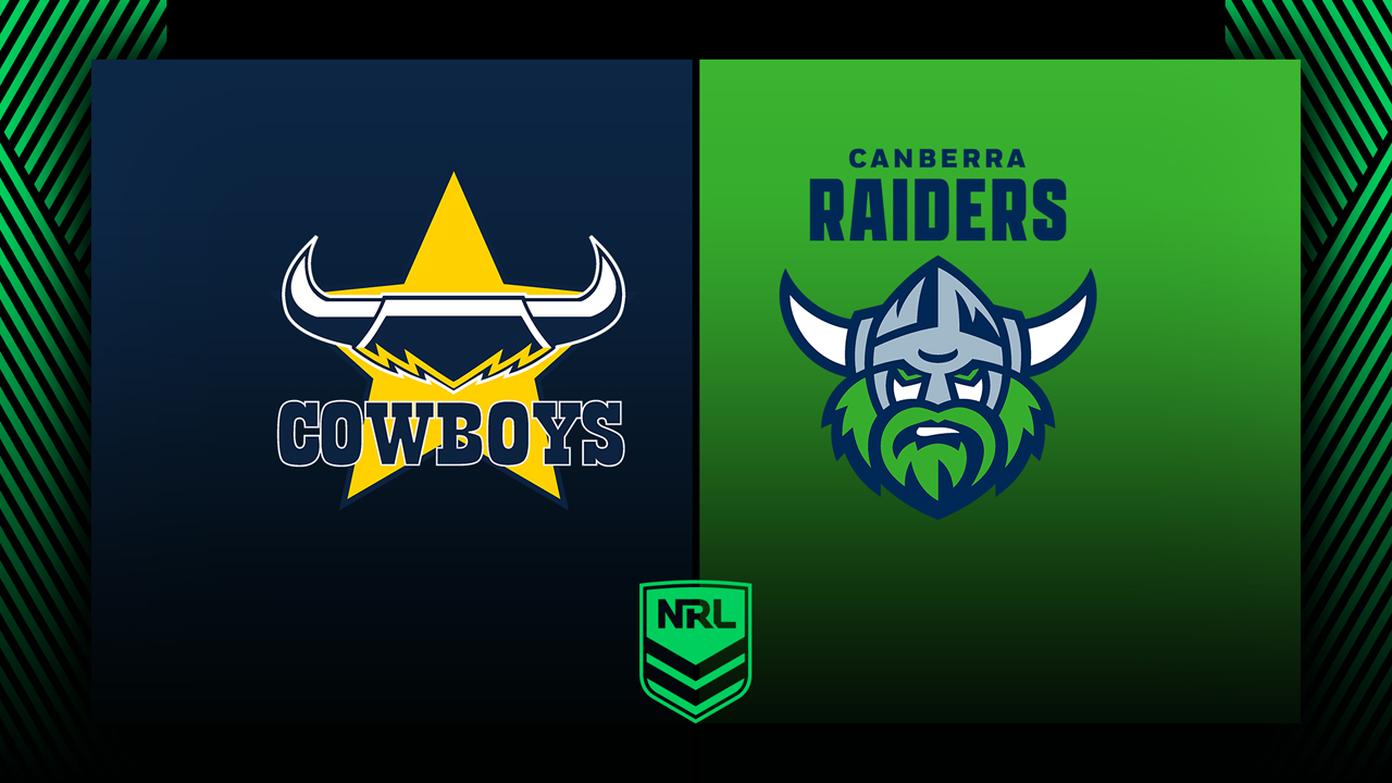 North Queensland Cowboys vs Canberra Raiders poster