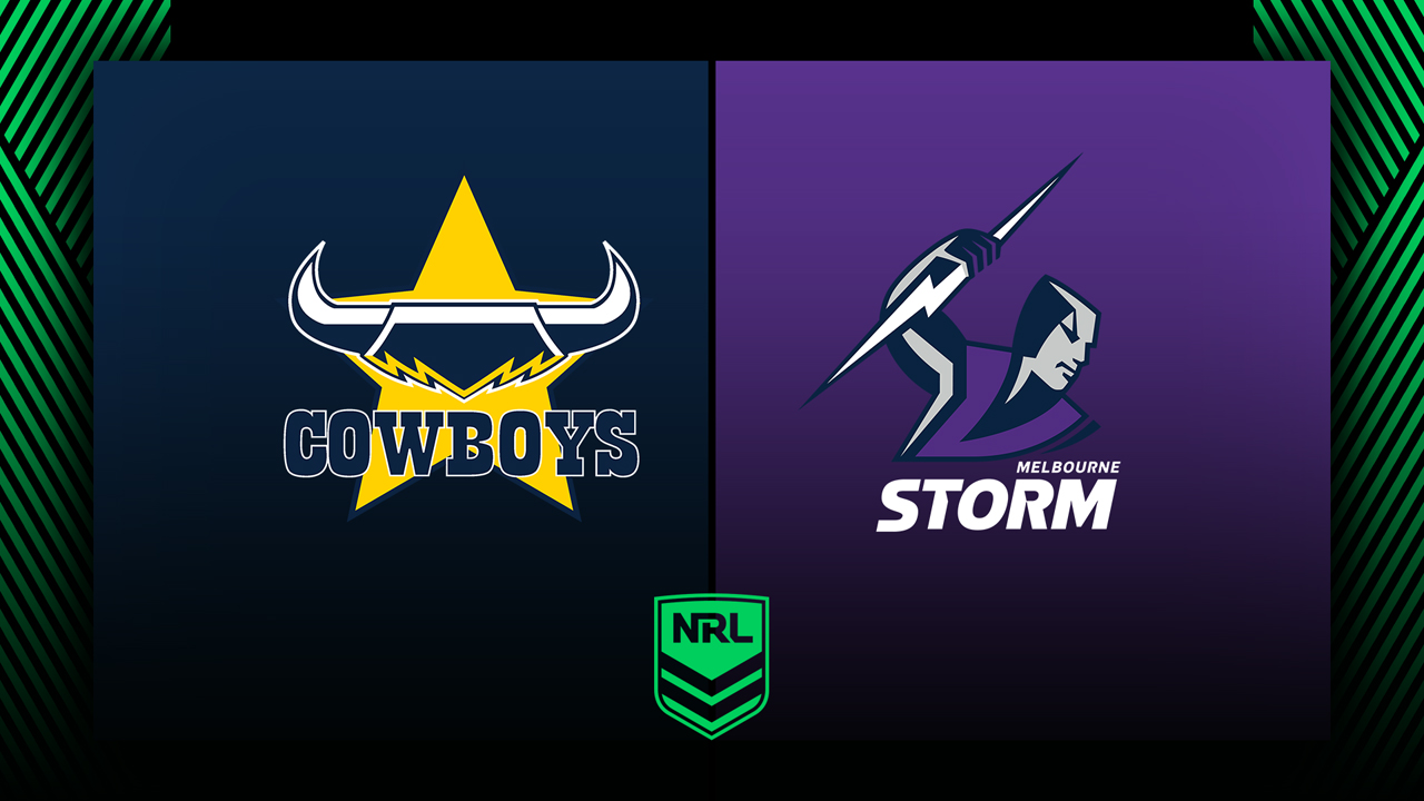 North Queensland Cowboys vs Melbourne Storm poster