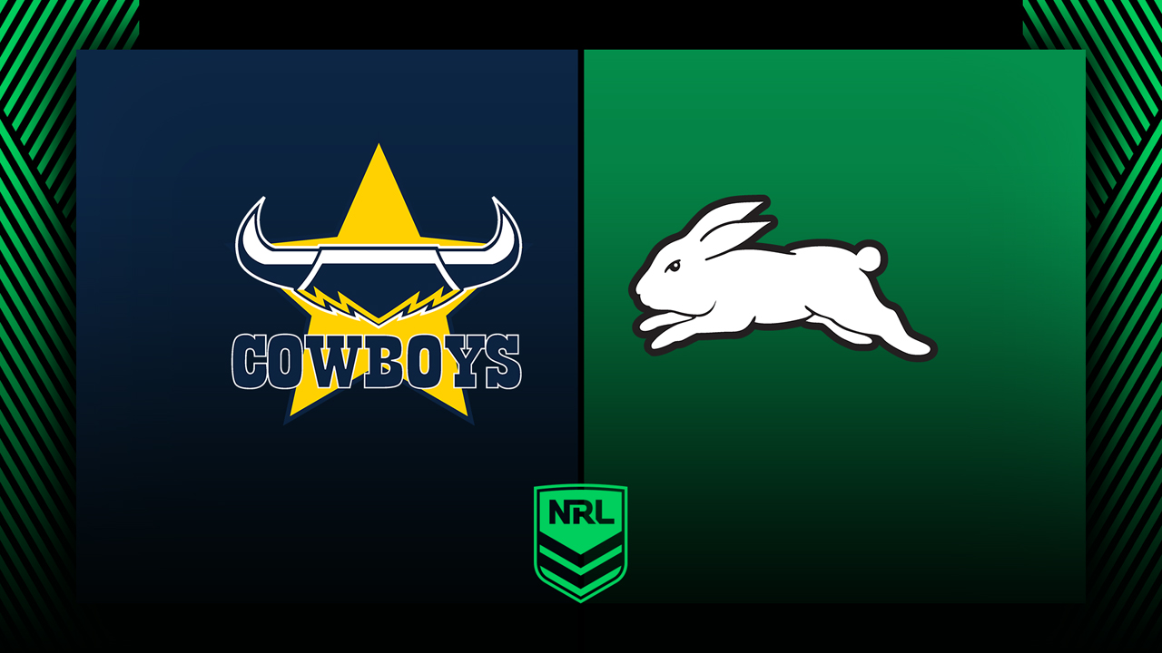 North Queensland Cowboys vs South Sydney Rabbitohs poster