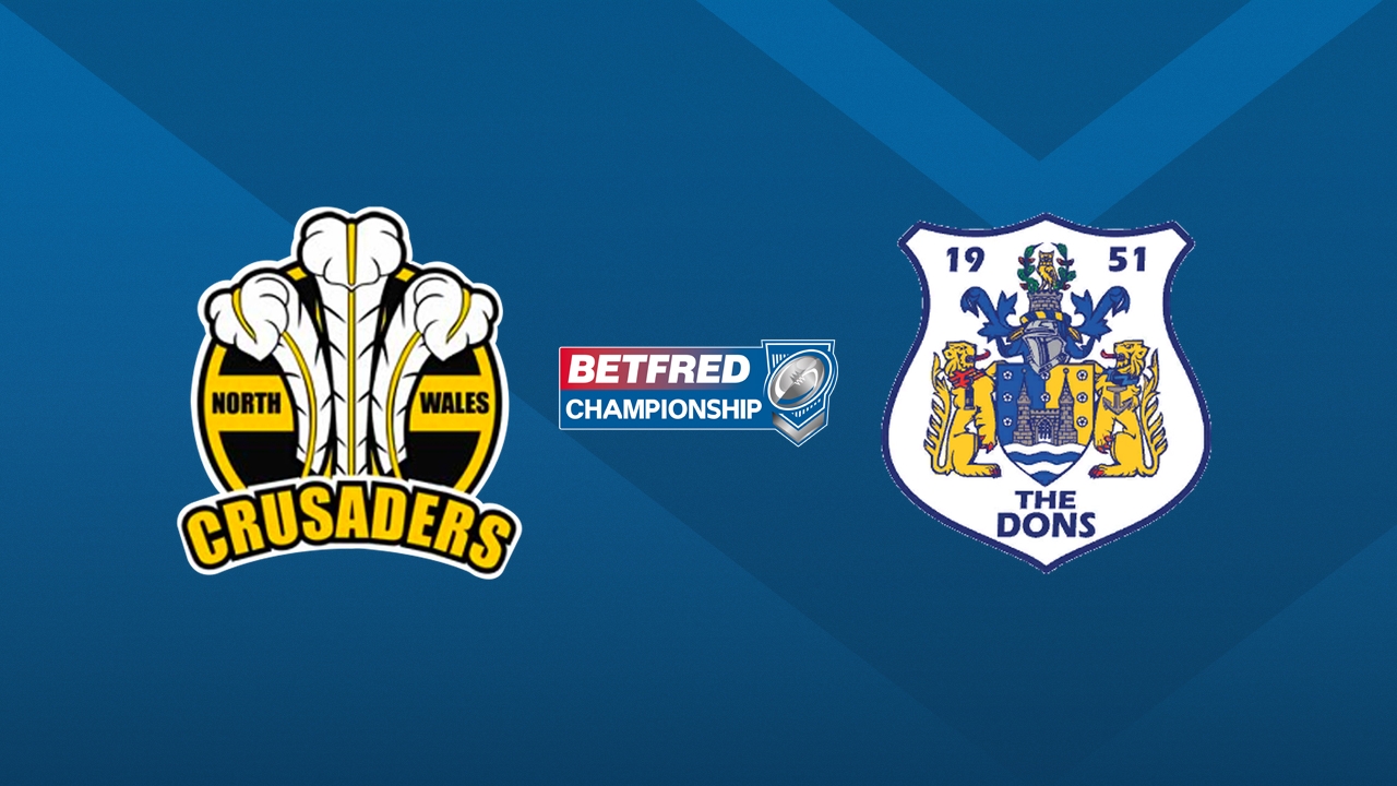 North Wales Crusaders vs Doncaster RLFC poster