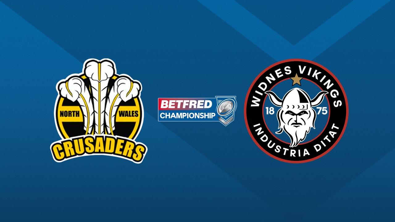 North Wales Crusaders vs Widnes Vikings poster