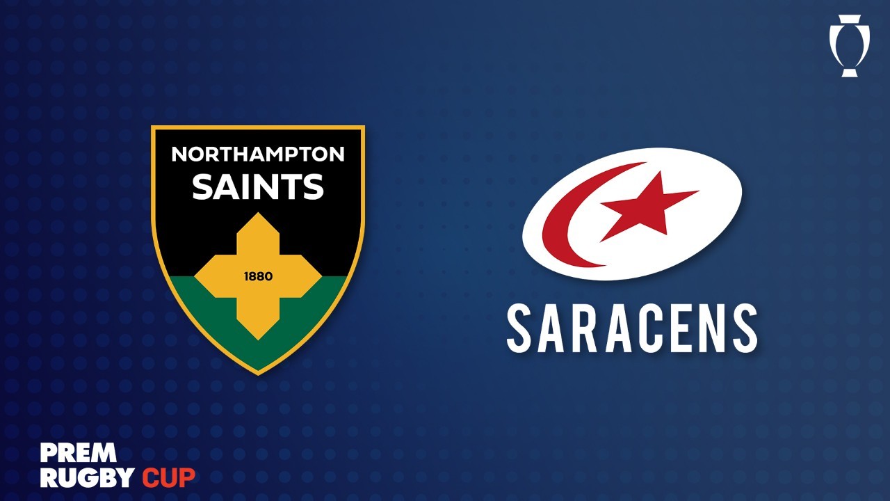 Northampton Saints vs Saracens poster