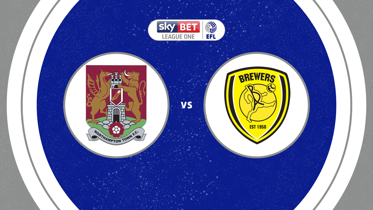 Northampton Town vs Burton Albion poster