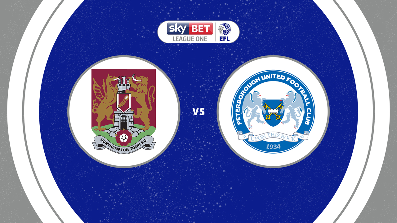 Northampton Town vs Peterborough United poster