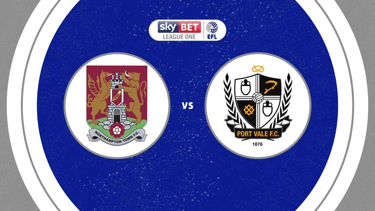 Northampton Town vs Port Vale poster