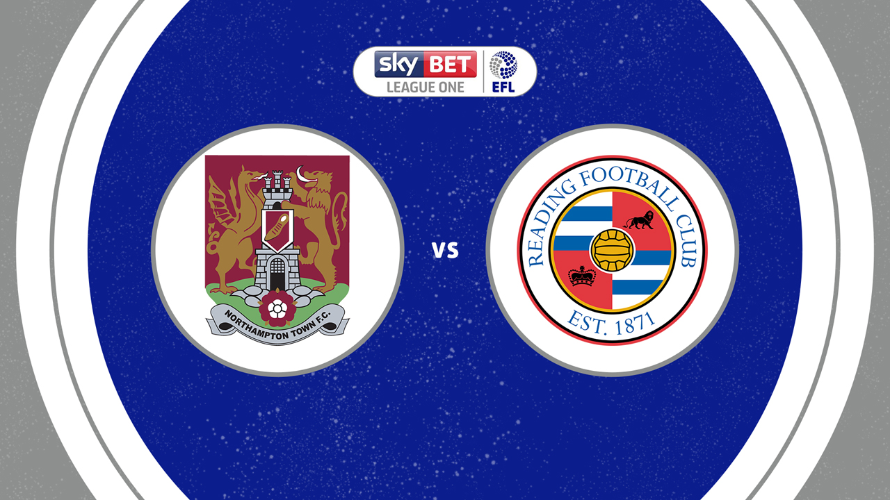 Northampton Town vs Reading poster